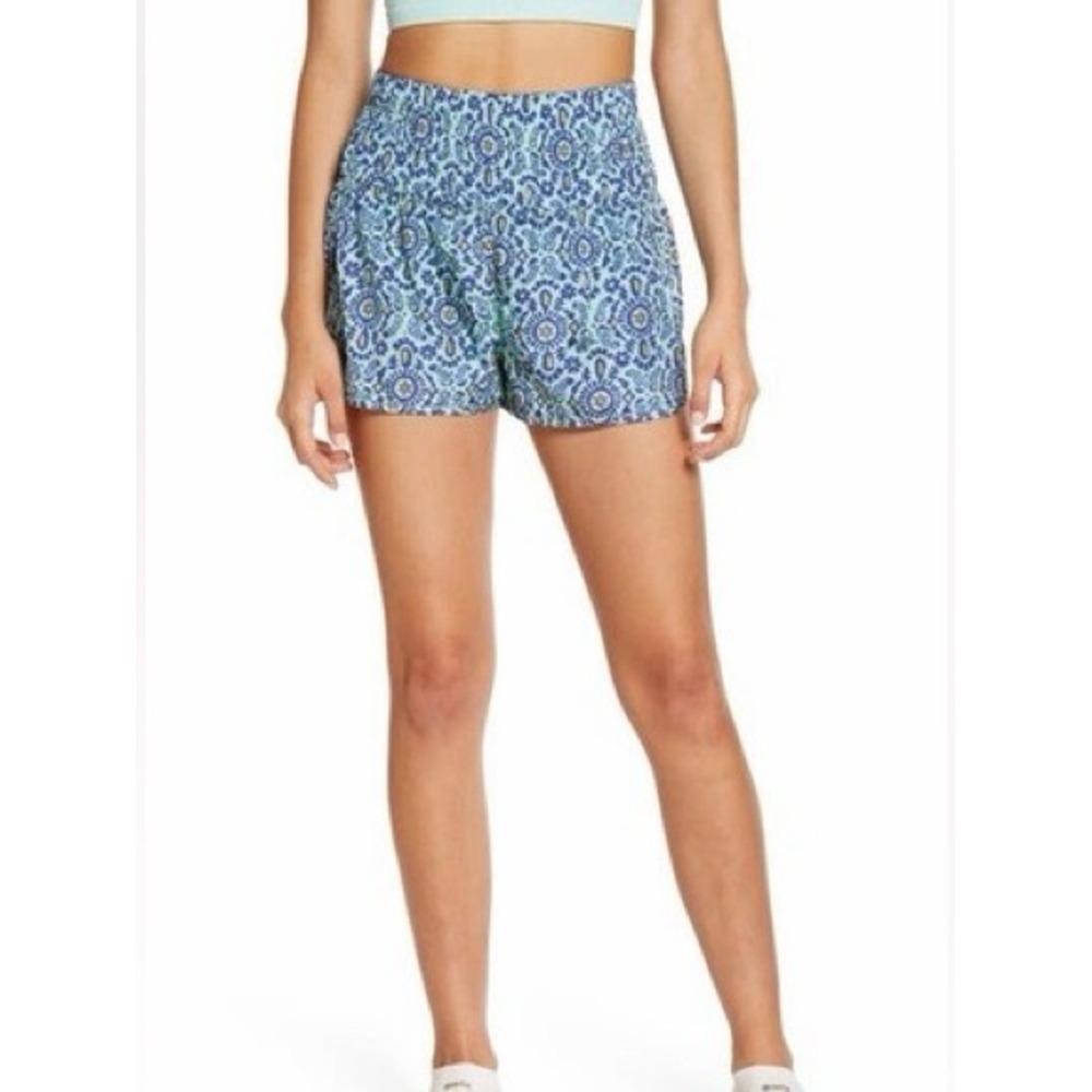 FP Movement Free People The Way Home Printed High-Rise Shorts Women's XS